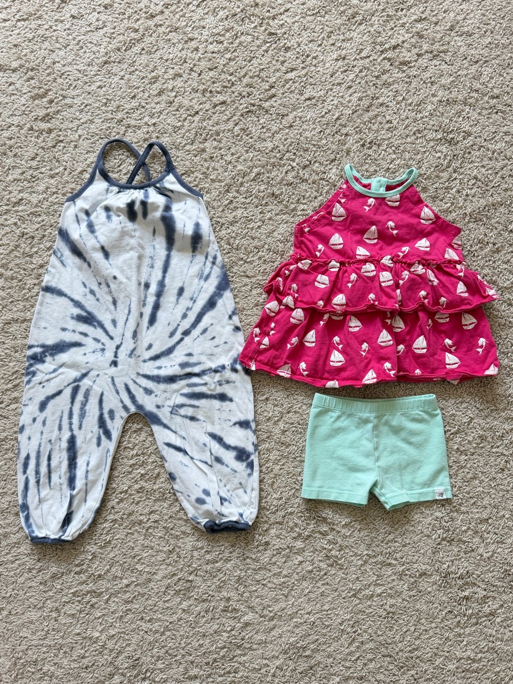 Burt's Bees Toddler Girl Outfit Bundle
